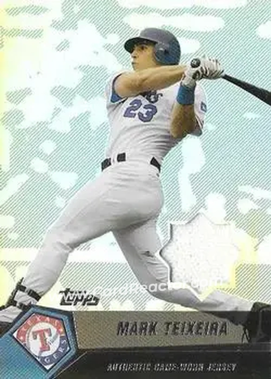2004 Topps Clubhouse Collection #MT - Mark Teixeira - Texas Rangers - Front