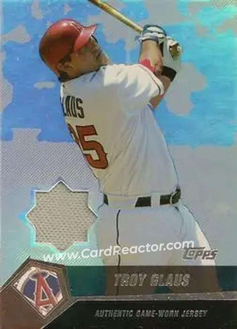 2004 Topps Clubhouse Collection #TGL - Troy Glaus - Anaheim Angels - Front