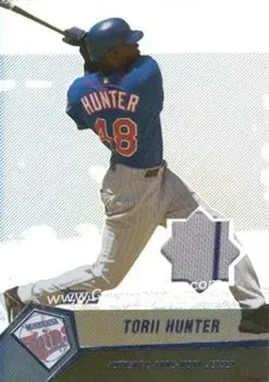 2004 Topps Clubhouse Collection #THU - Torii Hunter - Minnesota Twins - Front