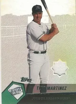 2004 Topps Clubhouse Collection #TM - Tino Martinez - Tampa Bay Devil Rays