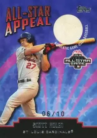 2004 Topps Clubhouse Collection - All-Star Appeal Relics Ball #ASBB-SR - Scott Rolen - St. Louis Cardinals