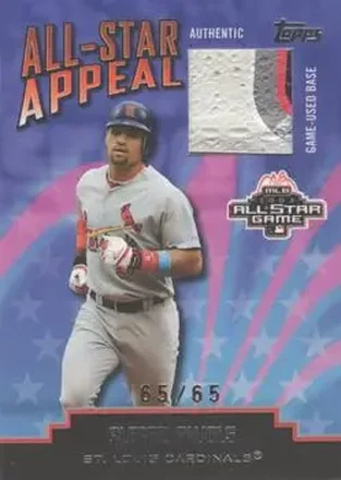 2004 Topps Clubhouse Collection - All-Star Appeal Relics Base #ASBS-AP - Albert Pujols - St. Louis Cardinals