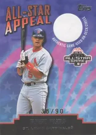 2004 Topps Clubhouse Collection - All-Star Appeal Relics On-Deck Circle #ASOD-AP - Albert Pujols - St. Louis Cardinals