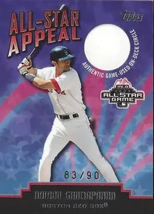 2004 Topps Clubhouse Collection - All-Star Appeal Relics On-Deck Circle #ASOD-NG - Nomar Garciaparra - Boston Red Sox