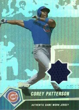 2004 Topps Clubhouse Collection - Black Relics #CPA - Corey Patterson - Chicago Cubs