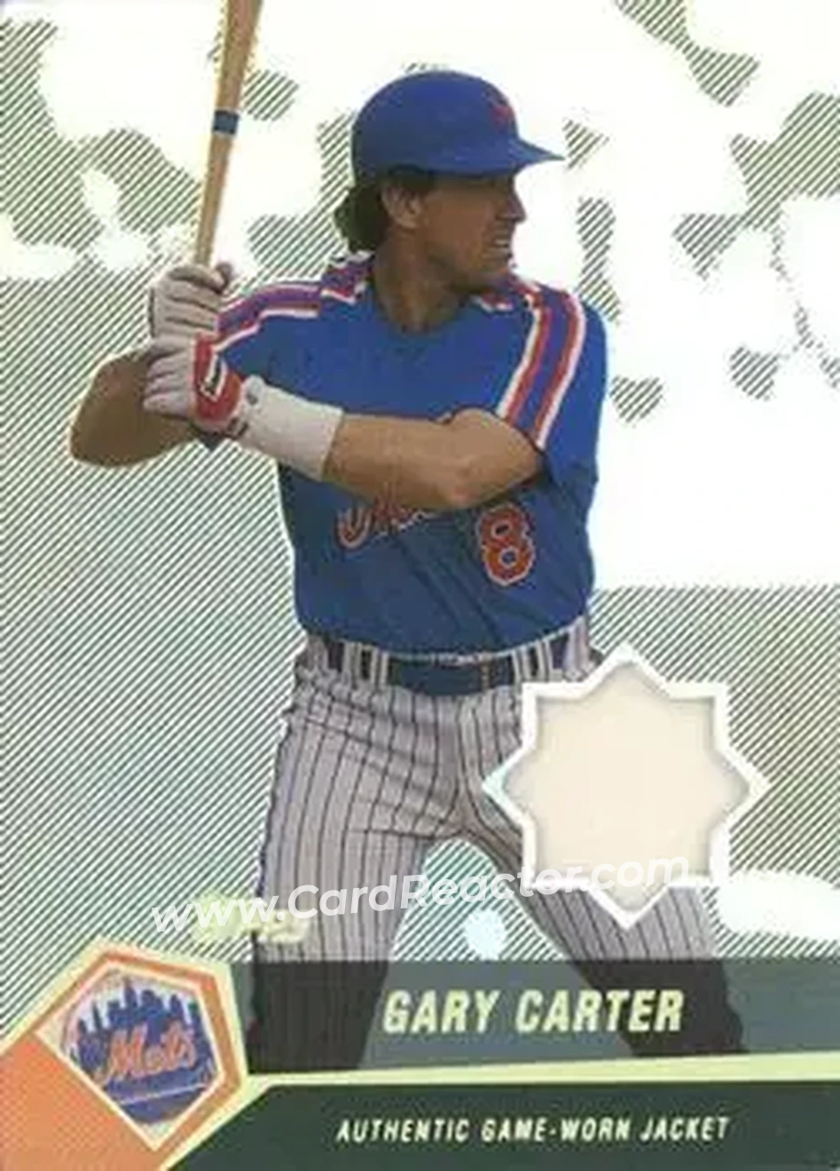 2004 Topps Clubhouse Collection - Black Relics #GC - Gary Carter - New York Mets - Front