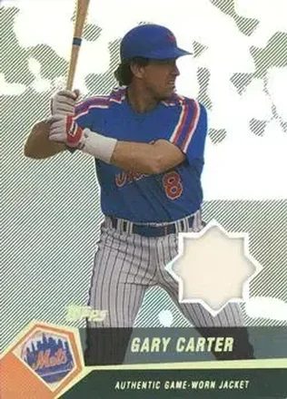 2004 Topps Clubhouse Collection - Black Relics #GC - Gary Carter - New York Mets