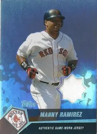 2004 Topps Clubhouse Collection - Black Relics #MR - Manny Ramirez - Boston Red Sox