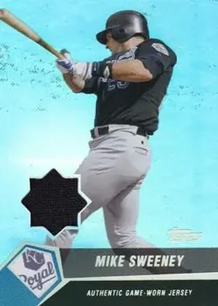 2004 Topps Clubhouse Collection - Black Relics #MSW - Mike Sweeney - Kansas City Royals