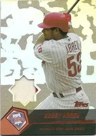 2004 Topps Clubhouse Collection - Copper Relics #BA - Bob Abreu - Philadelphia Phillies