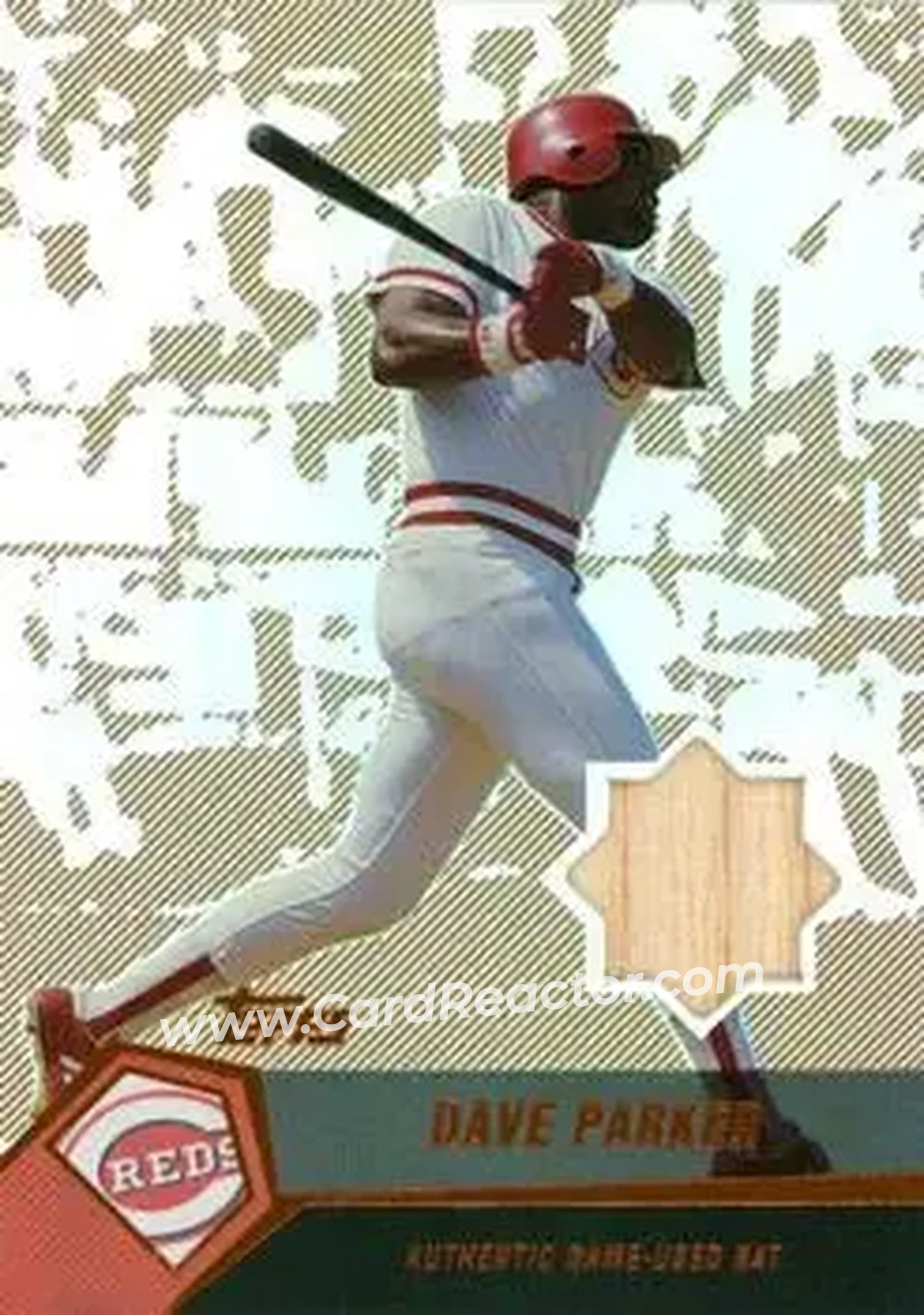 2004 Topps Clubhouse Collection - Copper Relics #DP - Dave Parker - Cincinnati Reds - Front 2004 Topps Clubhouse Collection - Copper Relics #DP - Dave Parker - Cincinnati Reds - Front