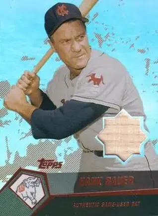 2004 Topps Clubhouse Collection - Copper Relics #HB - Hank Bauer - Kansas City Athletics