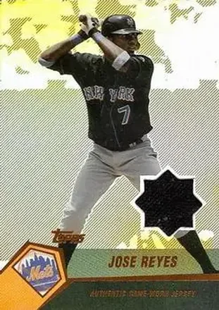 2004 Topps Clubhouse Collection - Copper Relics #JRE - Jose Reyes - New York Mets