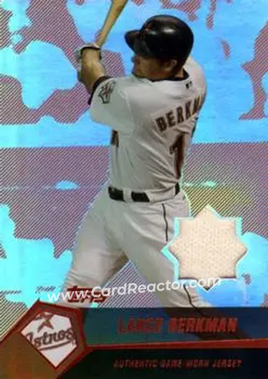 2004 Topps Clubhouse Collection - Copper Relics #LB - Lance Berkman - Houston Astros - Front