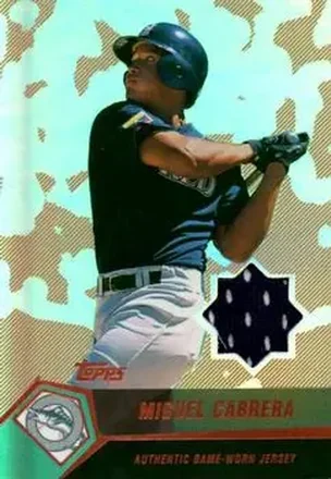2004 Topps Clubhouse Collection - Copper Relics #MC - Miguel Cabrera - Florida Marlins