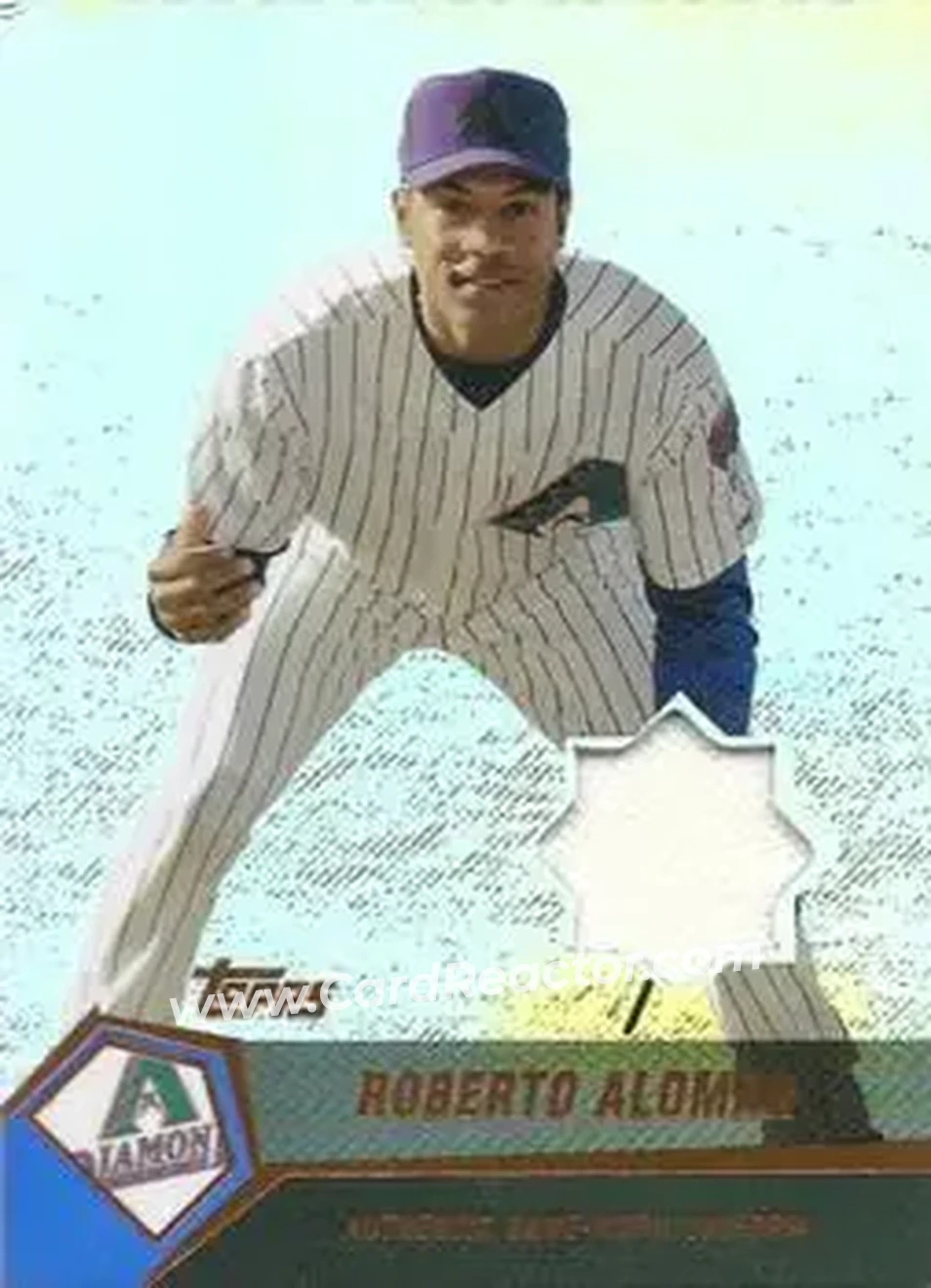 2004 Topps Clubhouse Collection - Copper Relics #RA - Roberto Alomar - Arizona Diamondbacks - Front