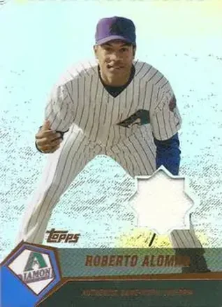 2004 Topps Clubhouse Collection - Copper Relics #RA - Roberto Alomar - Arizona Diamondbacks