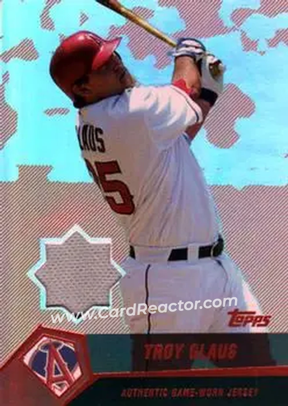 2004 Topps Clubhouse Collection - Copper Relics #TGL - Troy Glaus - Anaheim Angels - Front
