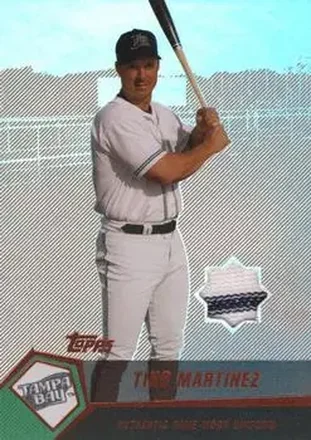 2004 Topps Clubhouse Collection - Copper Relics #TM - Tino Martinez - Tampa Bay Devil Rays