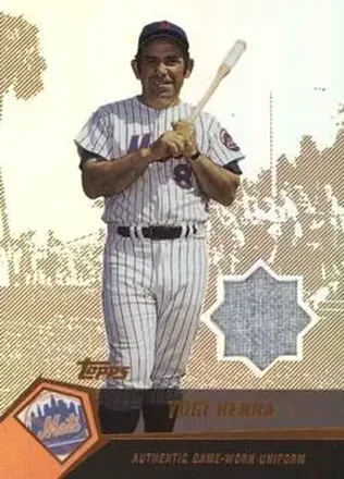 2004 Topps Clubhouse Collection - Copper Relics #YB - Larry "Yogi" Berra - New York Mets