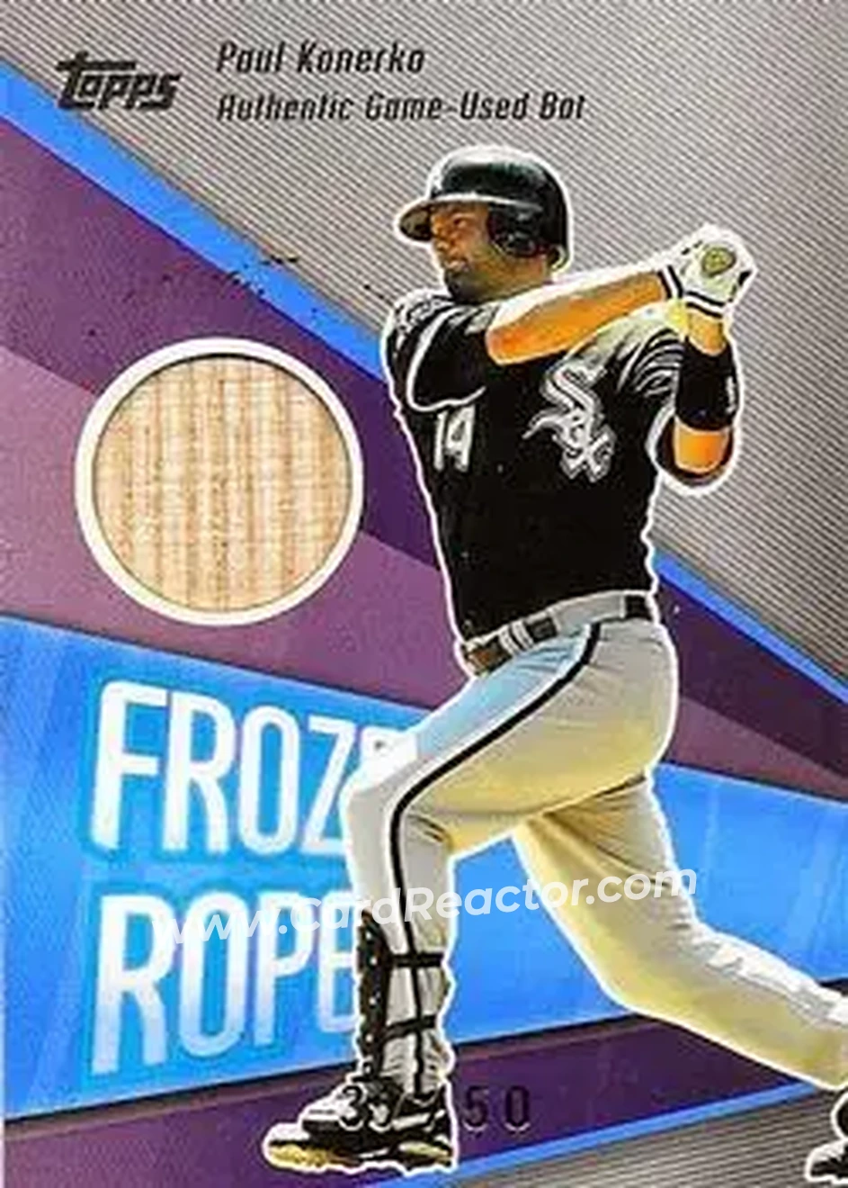2004 Topps Clubhouse Collection - Frozen Ropes Relics #FR-PK - Paul Konerko - Chicago White Sox - Front