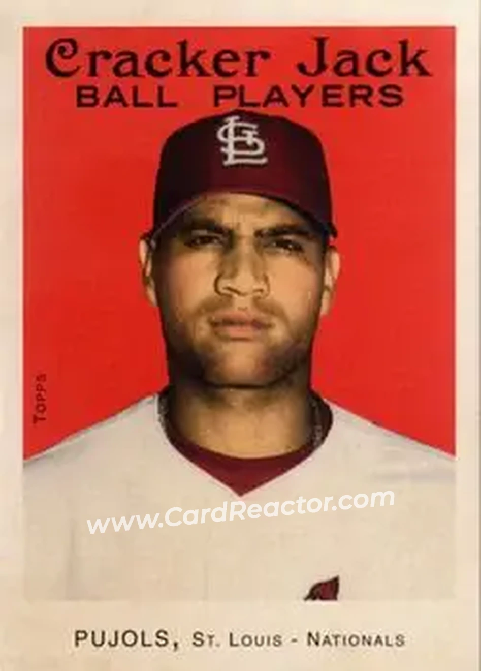 2004 Topps Cracker Jack #3 - Albert Pujols - St. Louis Cardinals - Front