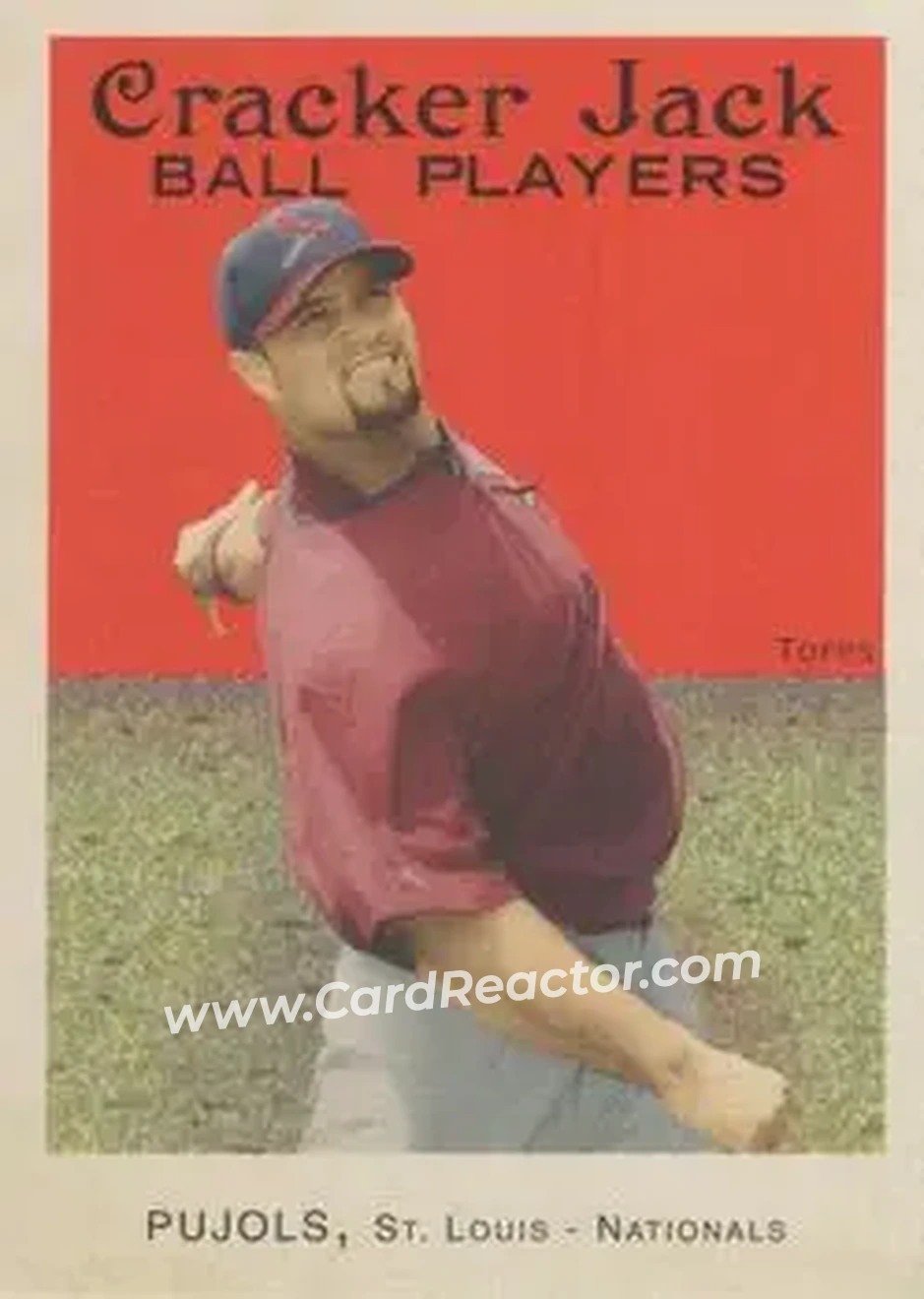 2004 Topps Cracker Jack #3b - Albert Pujols - St. Louis Cardinals - Front