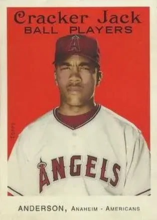 2004 Topps Cracker Jack #4 - Garret Anderson - Anaheim Angels