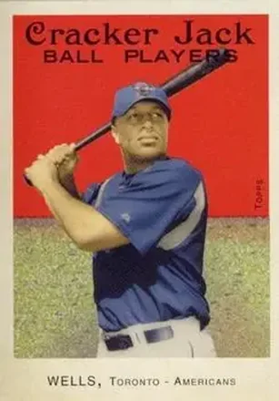 2004 Topps Cracker Jack #13 - Vernon Wells - Toronto Blue Jays