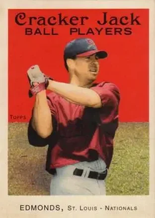 2004 Topps Cracker Jack #14 - Jim Edmonds - St. Louis Cardinals