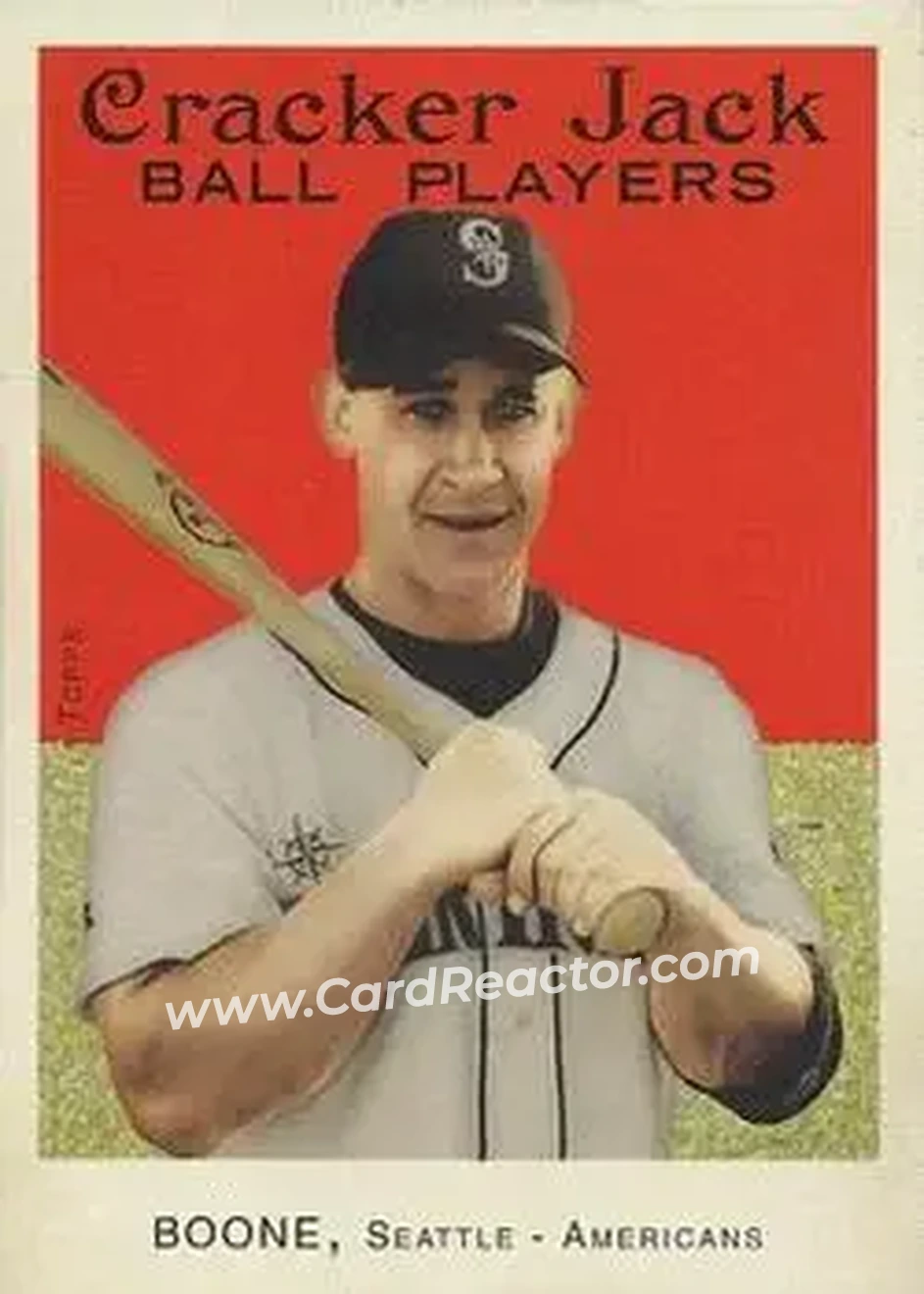 2004 Topps Cracker Jack #15 - Bret Boone - Seattle Mariners - Front