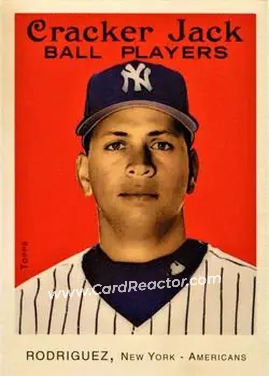 2004 Topps Cracker Jack #17 - Alex Rodriguez - New York Yankees - Front