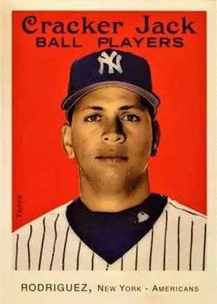 2004 Topps Cracker Jack #17 - Alex Rodriguez - New York Yankees