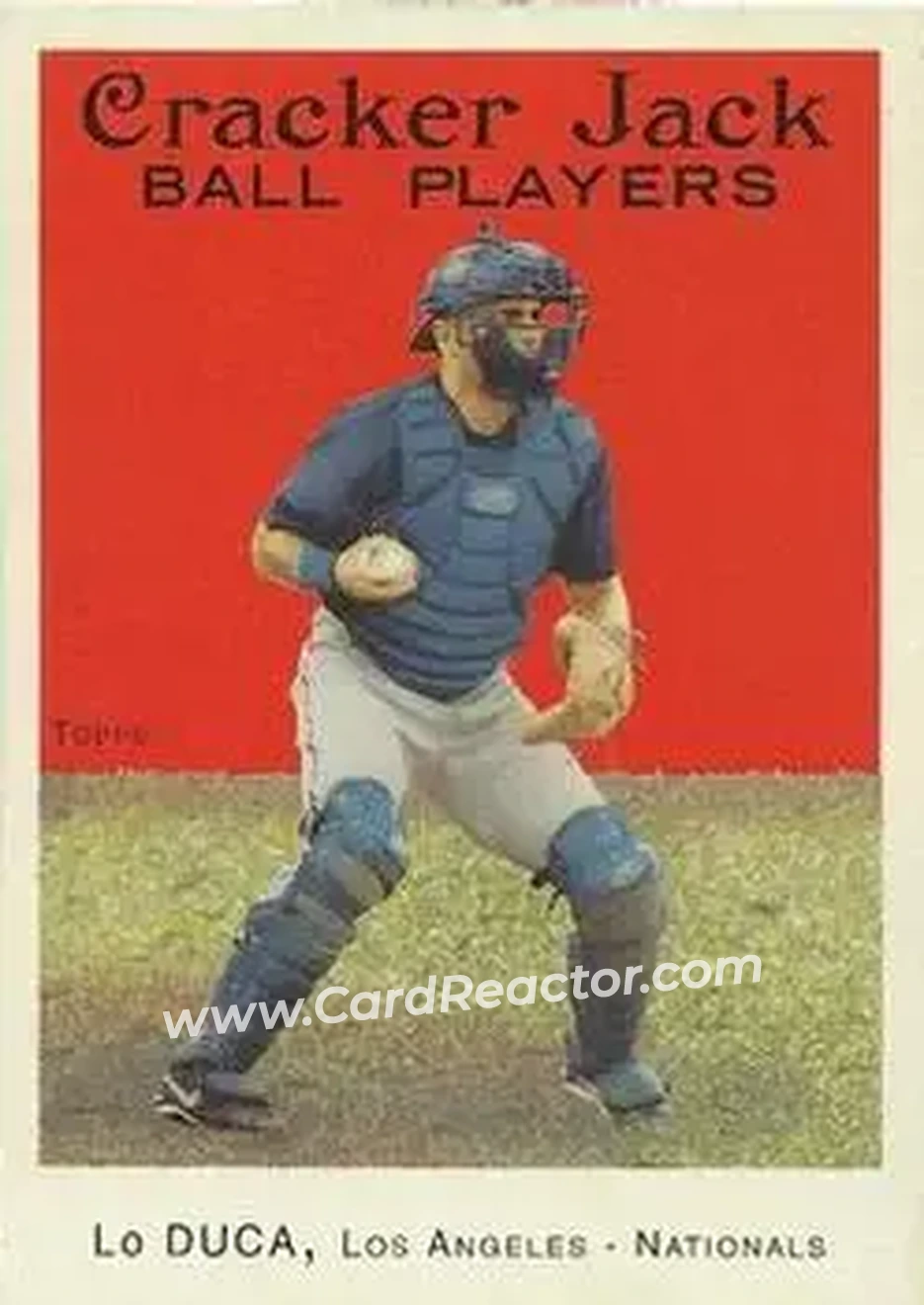 2004 Topps Cracker Jack #21 - Paul Lo Duca - Los Angeles Dodgers - Front
