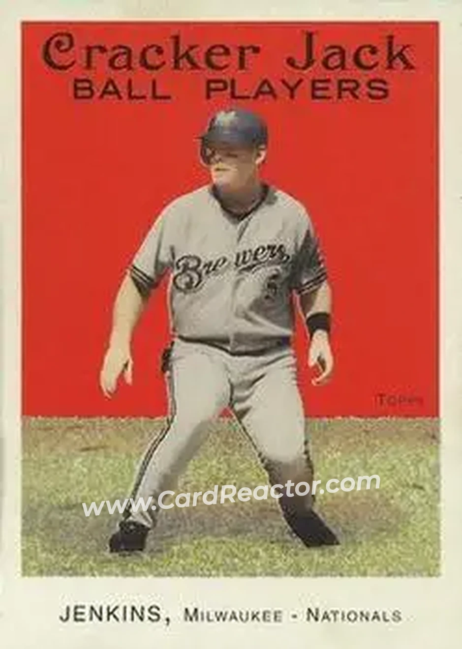 2004 Topps Cracker Jack #22 - Geoff Jenkins - Milwaukee Brewers - Front
