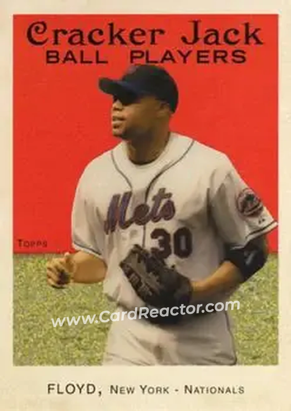 2004 Topps Cracker Jack #24 - Cliff Floyd - New York Mets - Front