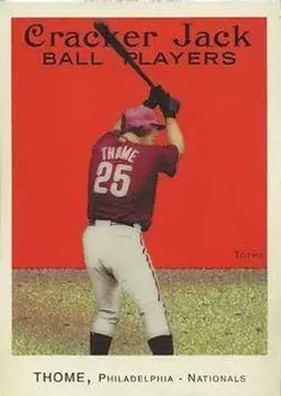 2004 Topps Cracker Jack #25 - Jim Thome - Philadelphia Phillies