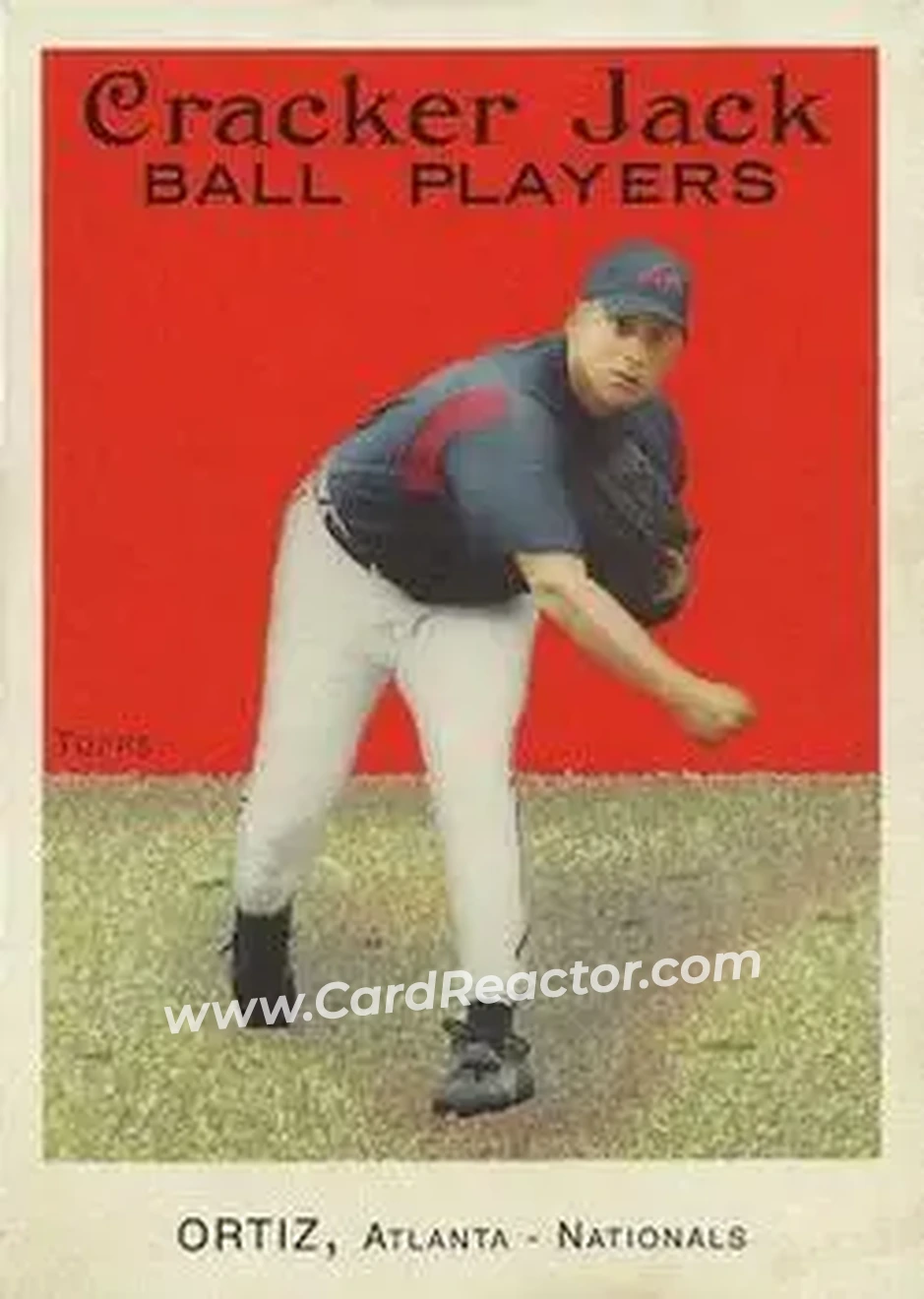 2004 Topps Cracker Jack #26 - Russ Ortiz - Atlanta Braves - Front 2004 Topps Cracker Jack #26 - Russ Ortiz - Atlanta Braves - Front