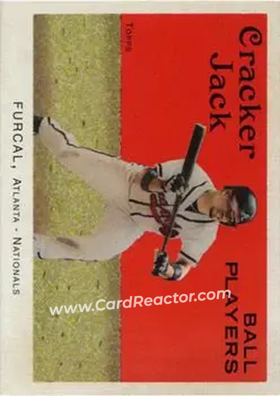 2004 Topps Cracker Jack #40 - Rafael Furcal - Atlanta Braves - Front