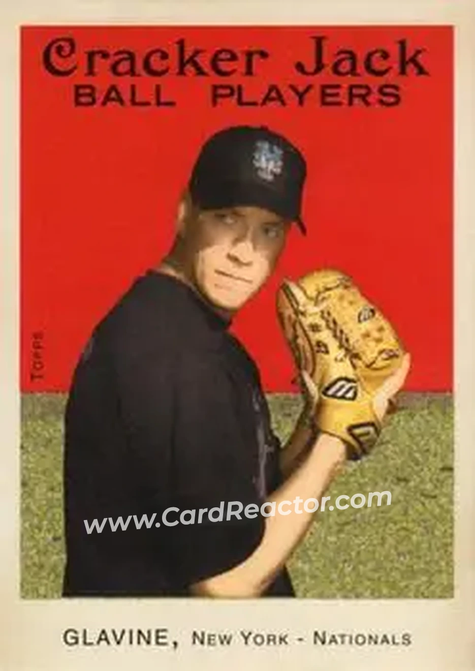 2004 Topps Cracker Jack #45 - Tom Glavine - New York Mets - Front