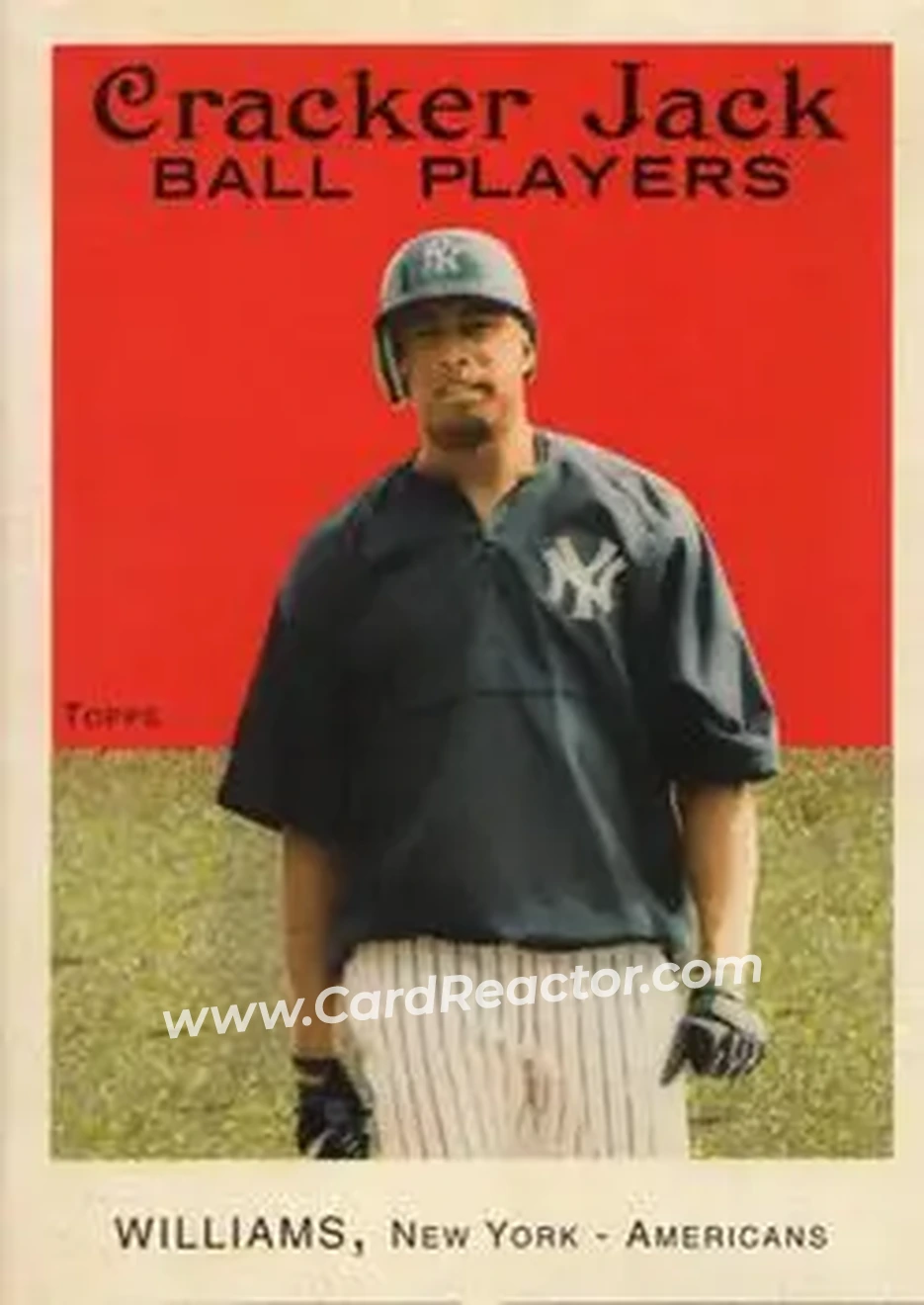 2004 Topps Cracker Jack #49 - Bernie Williams - New York Yankees - Front