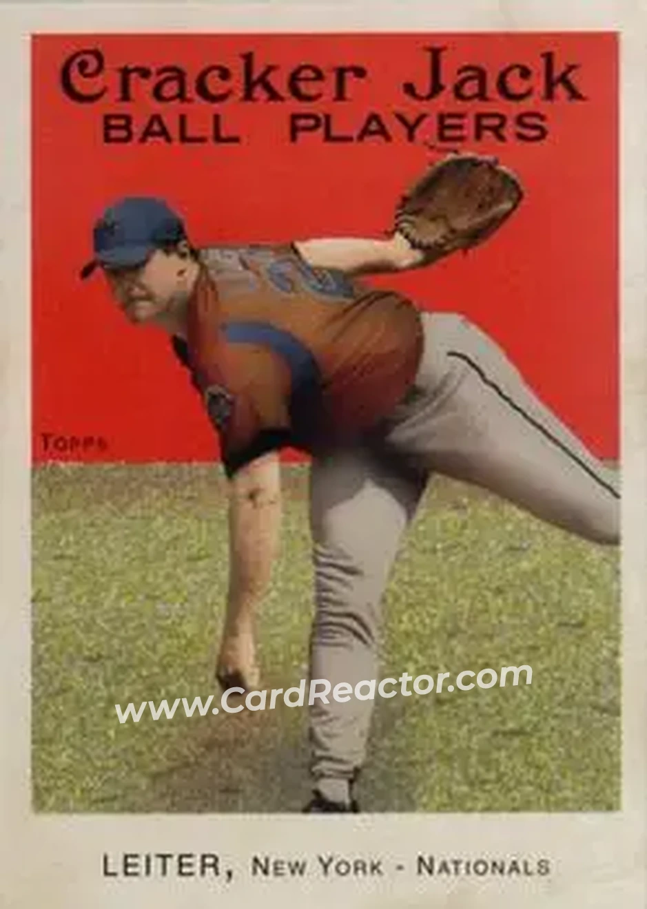 2004 Topps Cracker Jack #56 - Al Leiter - New York Mets - Front