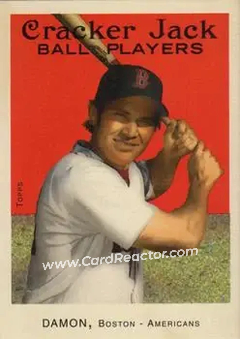 2004 Topps Cracker Jack #57 - Johnny Damon - Boston Red Sox - Front