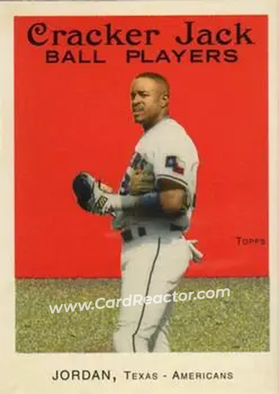2004 Topps Cracker Jack #59 - Brian Jordan - Texas Rangers - Front