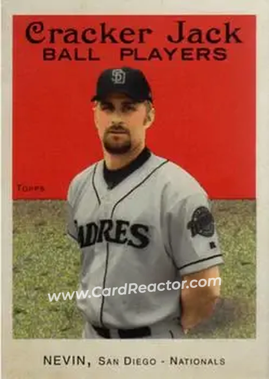 2004 Topps Cracker Jack #63 - Phil Nevin - San Diego Padres - Front