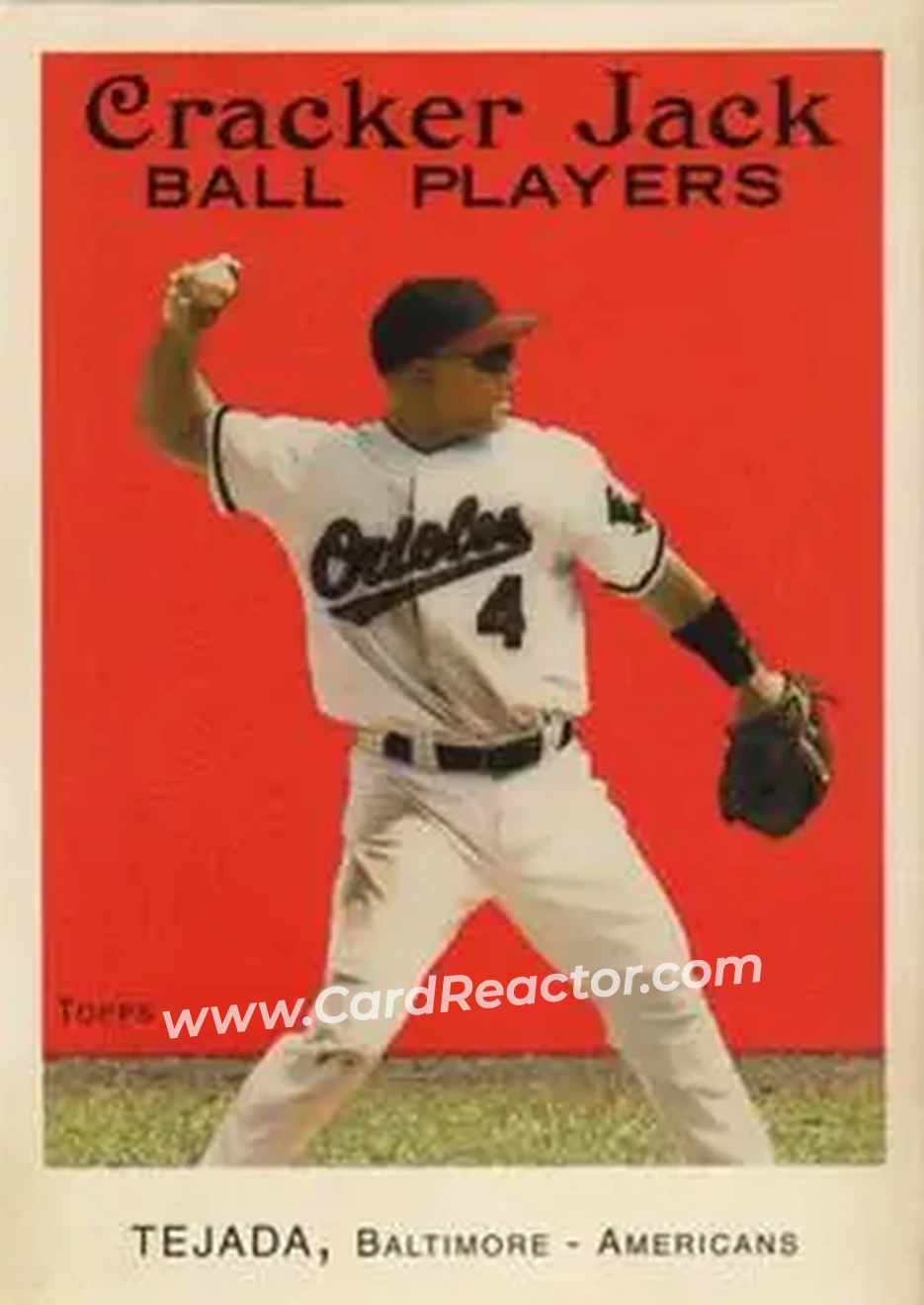 2004 Topps Cracker Jack #65 - Miguel Tejada - Baltimore Orioles - Front