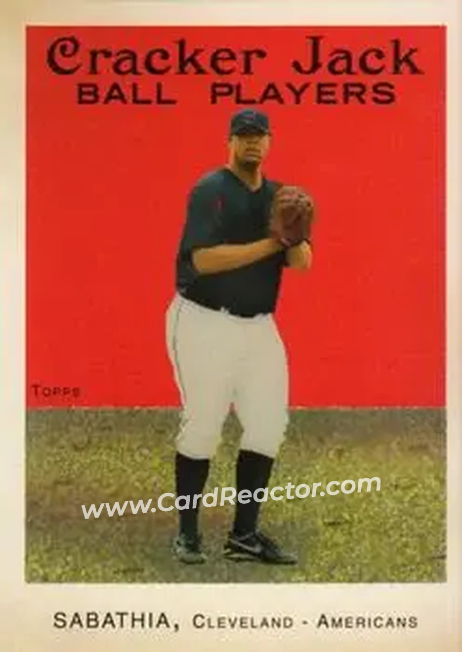 2004 Topps Cracker Jack #67 - CC Sabathia - Cleveland Indians - Front