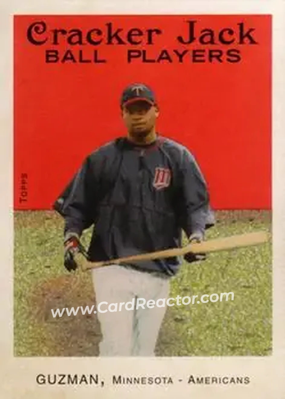 2004 Topps Cracker Jack #72 - Cristian Guzman - Minnesota Twins - Front