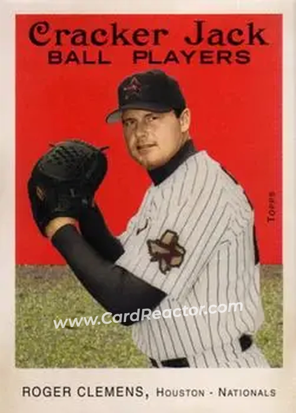 2004 Topps Cracker Jack #74 - Roger Clemens - Houston Astros - Front
