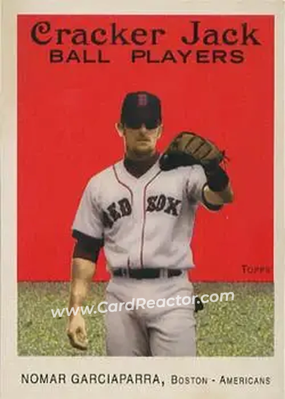 2004 Topps Cracker Jack #76 - Nomar Garciaparra - Boston Red Sox - Front